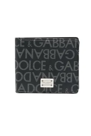 Dolce & Gabbana Jacquard Logo Wallet
