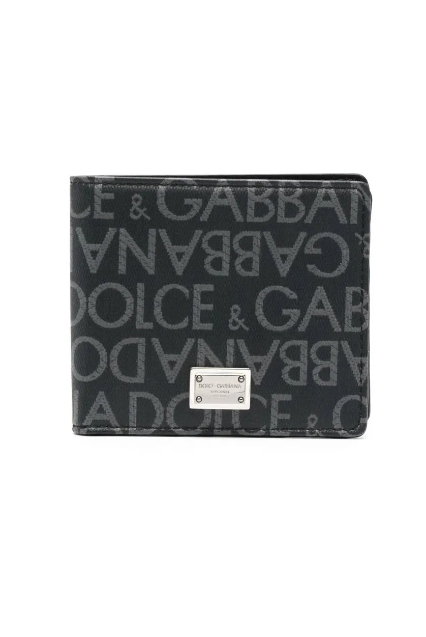 Dolce & Gabbana Jacquard Logo Wallet