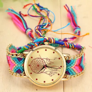 Dreamcatcher Friendship Bracelet Watch