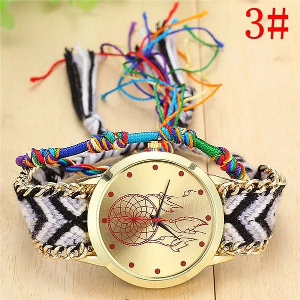 Dreamcatcher Friendship Bracelet Watch