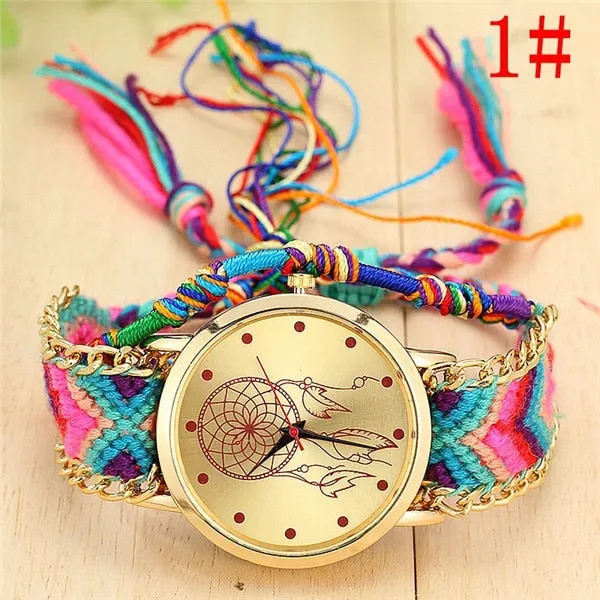 Dreamcatcher Friendship Bracelet Watch