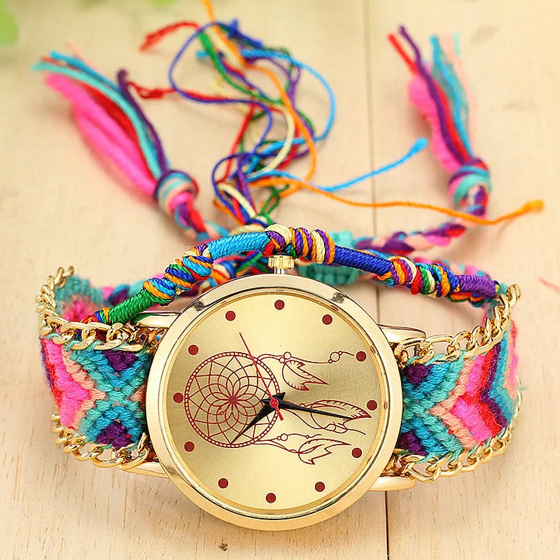 Dreamcatcher Friendship Bracelet Watch