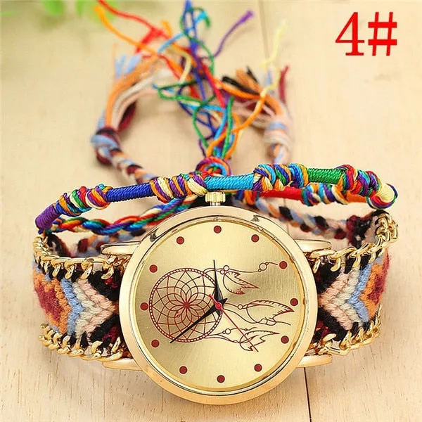Dreamcatcher Friendship Bracelet Watch