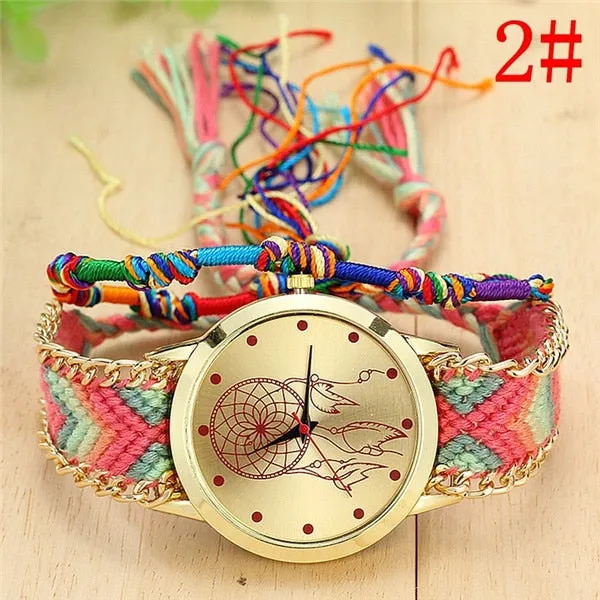 Dreamcatcher Friendship Bracelet Watch