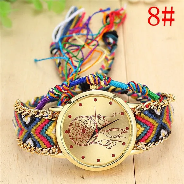Dreamcatcher Friendship Bracelet Watch