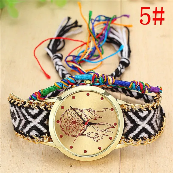 Dreamcatcher Friendship Bracelet Watch