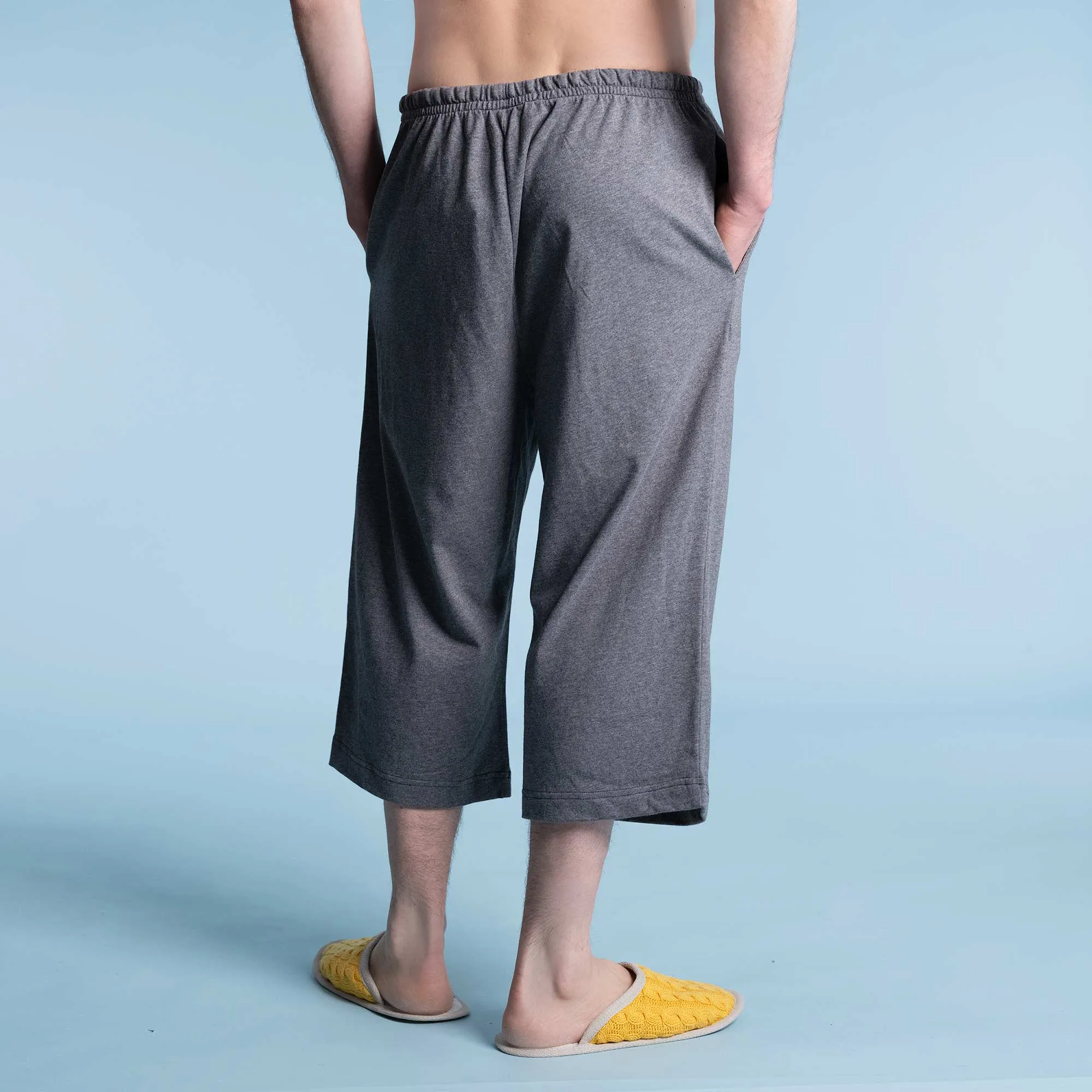 DREW 100% Organic Cotton Dorm Shorts (Unisex) (OC thread, Organic Elastic Waistband, Plastic-free, 100% Biodegradable)