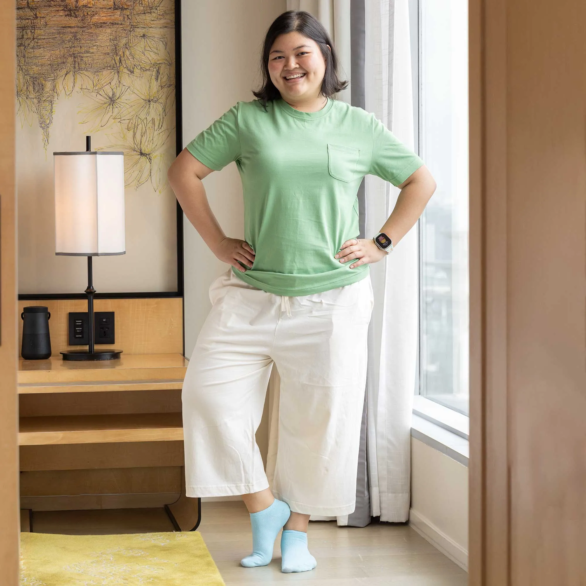 DREW 100% Organic Cotton Dorm Shorts (Unisex) (OC thread, Organic Elastic Waistband, Plastic-free, 100% Biodegradable)