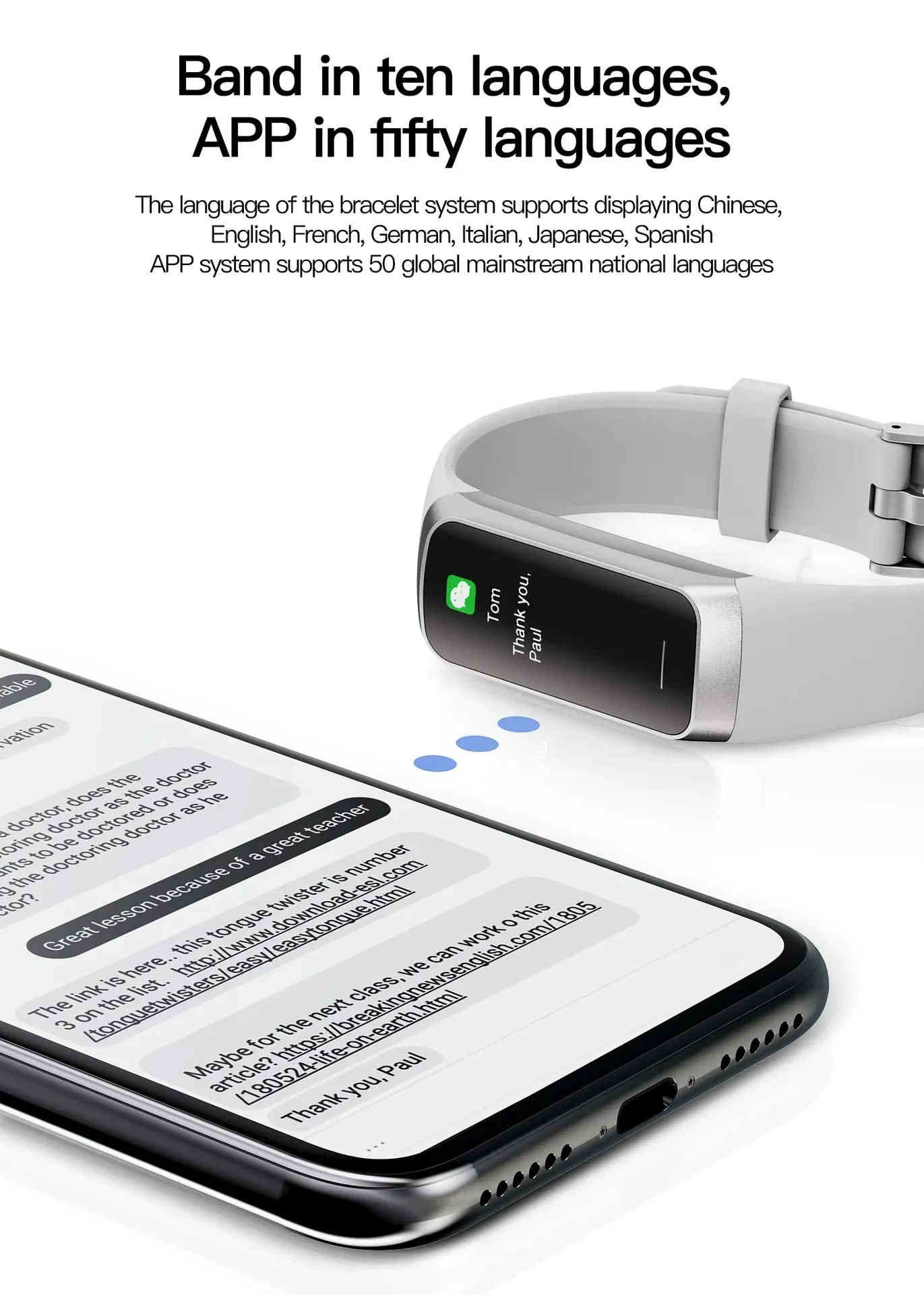 EFFEOKKI C60 1.10" AMOLED Smart Fitness Band