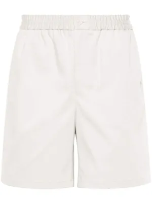 ELASTICATED-WAISTBAND CHINO SHORTS
