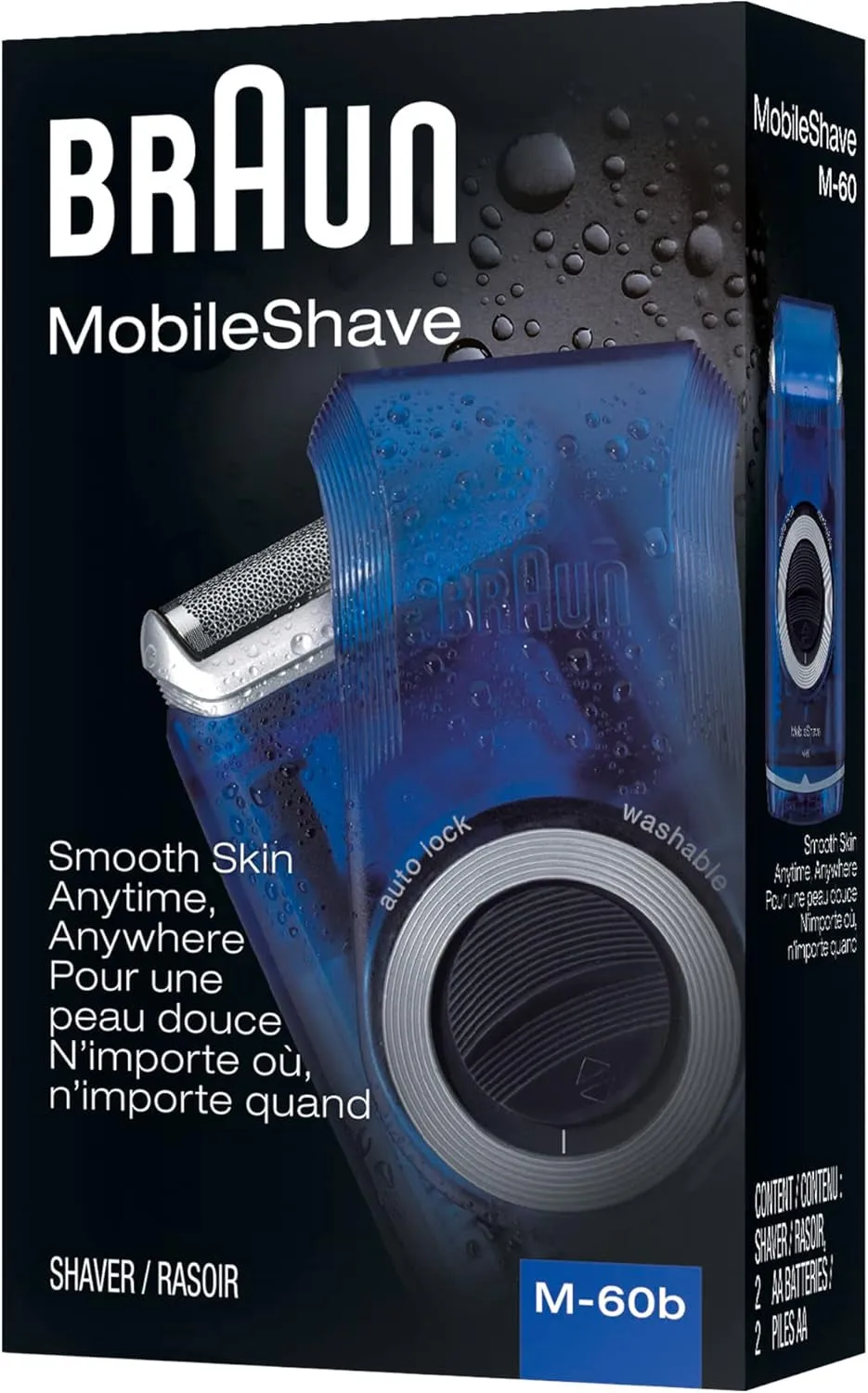 Electric Razor for Men, M60B Mobile Electric Foil Shaver, Washable