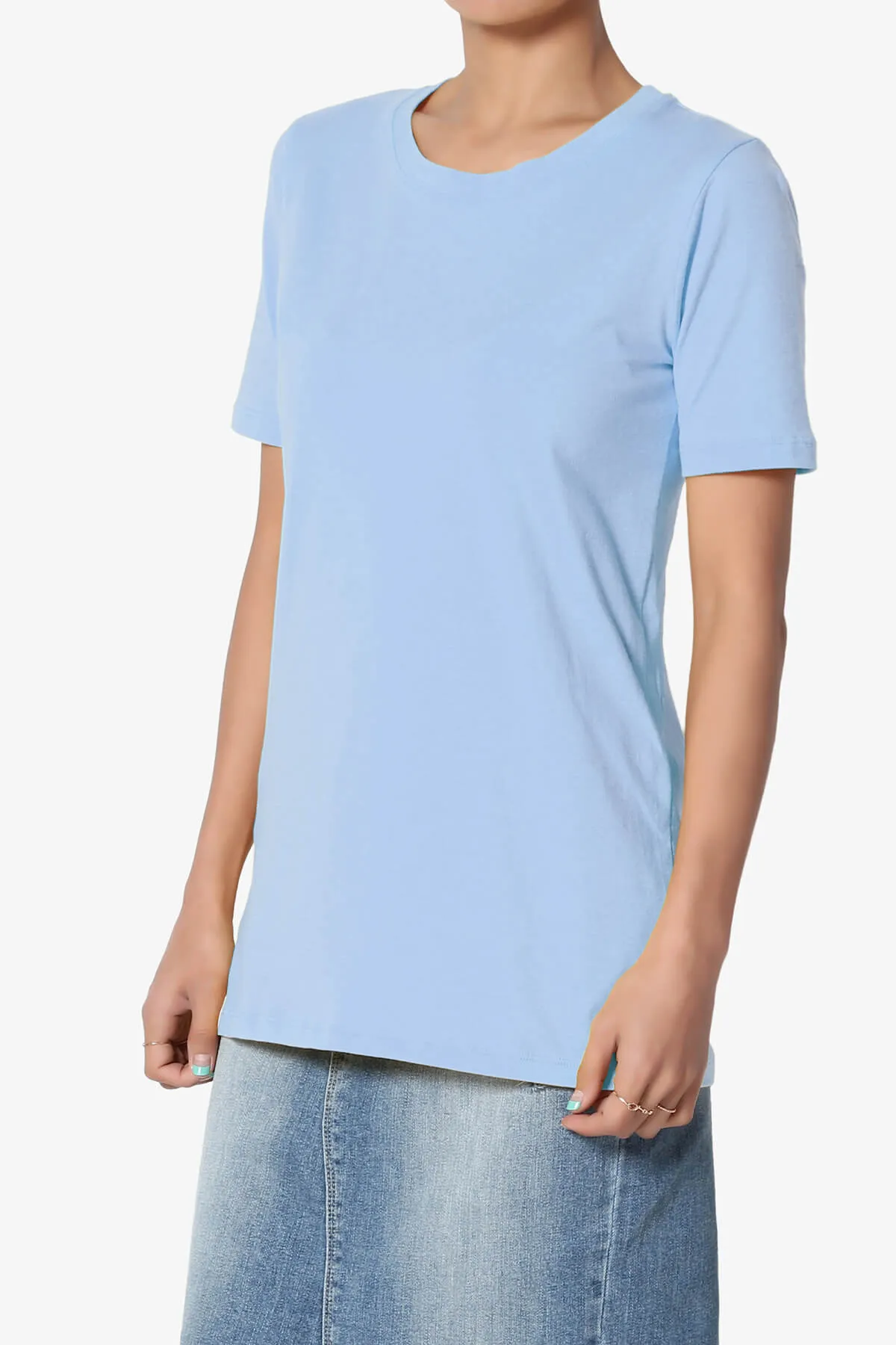 Elora Crew Neck Short Sleeve T-Shirt PLUS