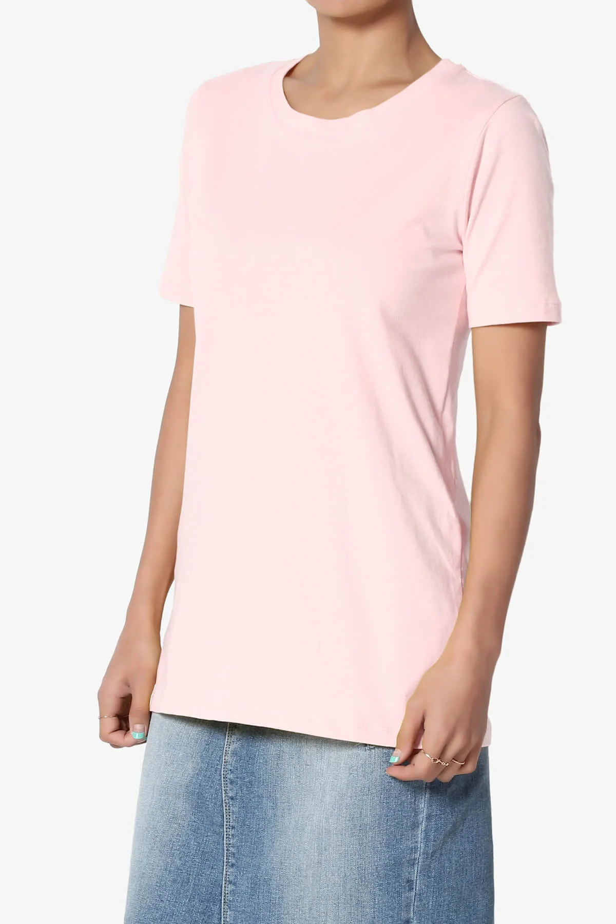 Elora Crew Neck Short Sleeve T-Shirt PLUS