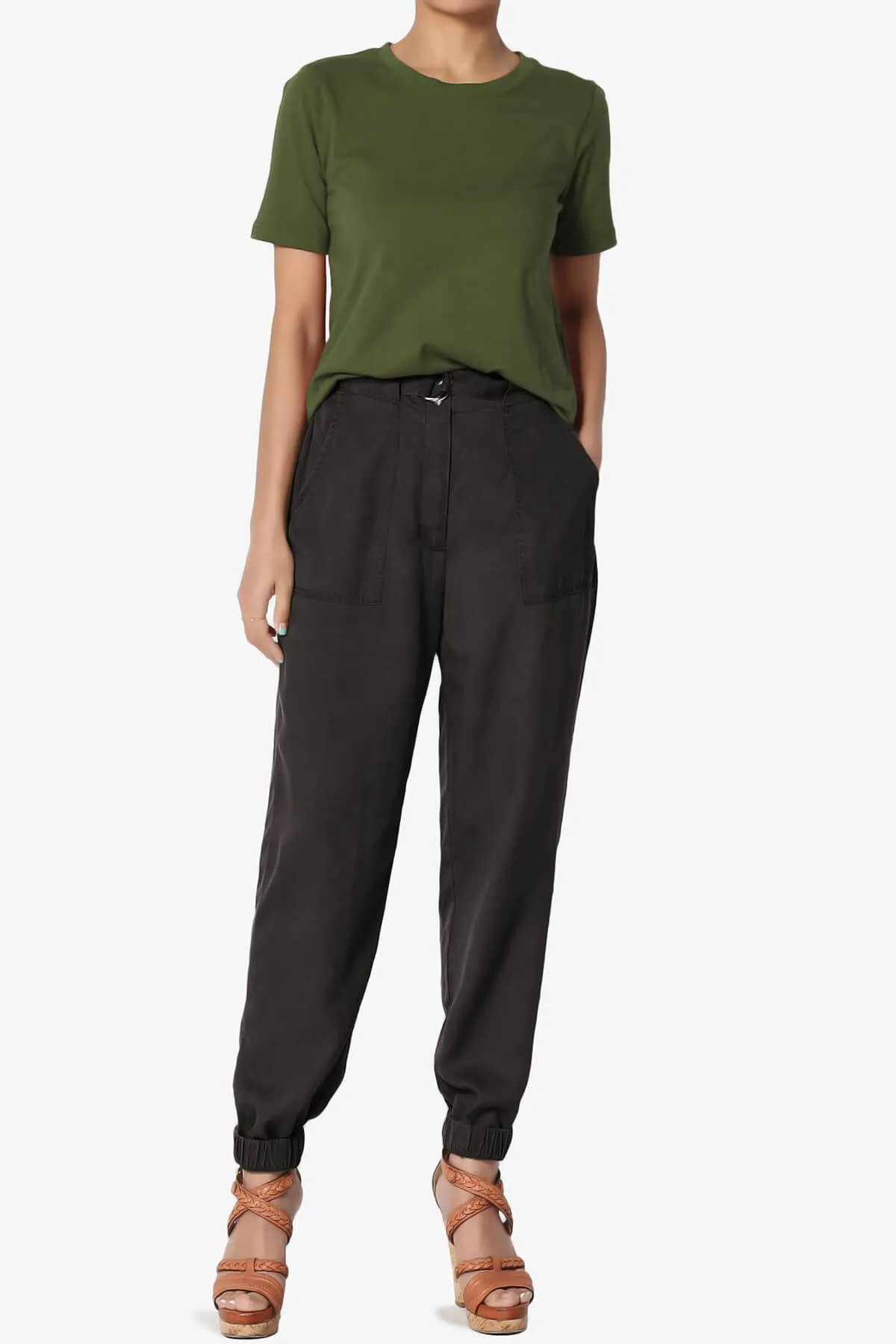 Elora Crew Neck Short Sleeve T-Shirt PLUS
