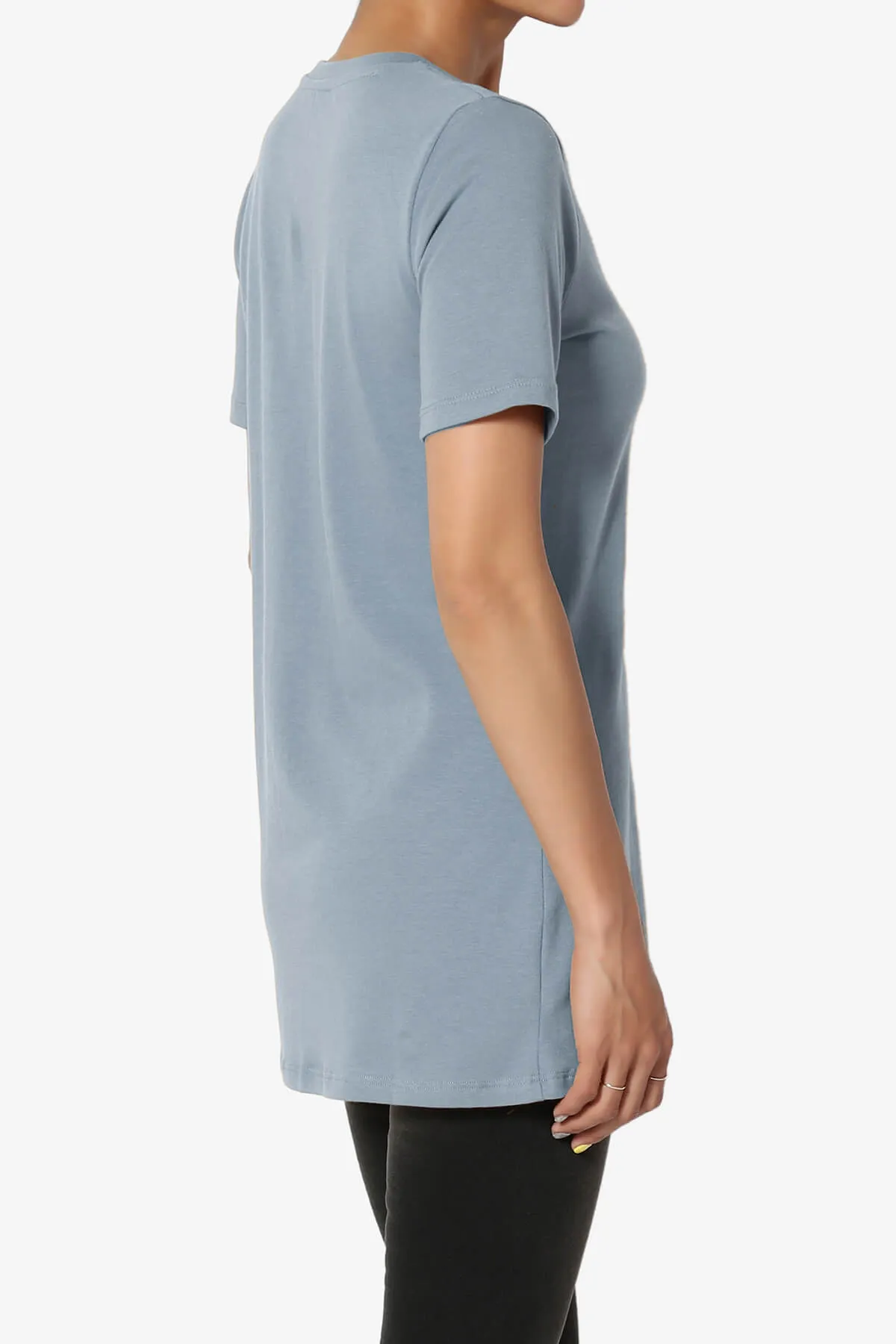 Elora Crew Neck Short Sleeve T-Shirt PLUS