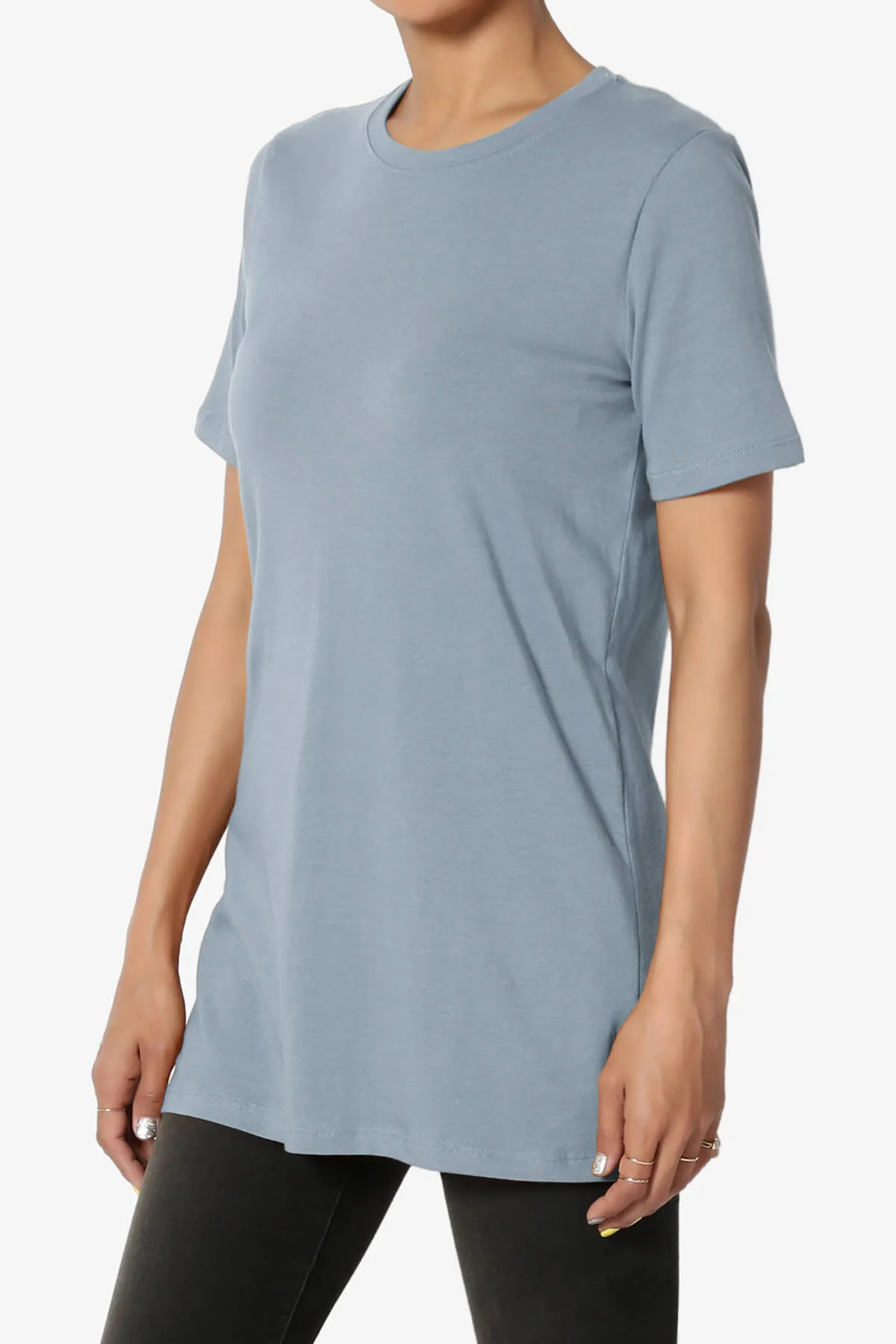 Elora Crew Neck Short Sleeve T-Shirt PLUS