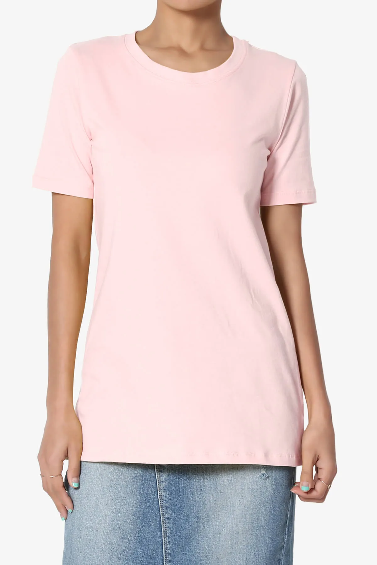 Elora Crew Neck Short Sleeve T-Shirt PLUS