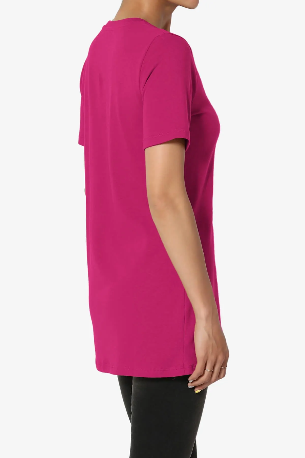 Elora Crew Neck Short Sleeve T-Shirt PLUS