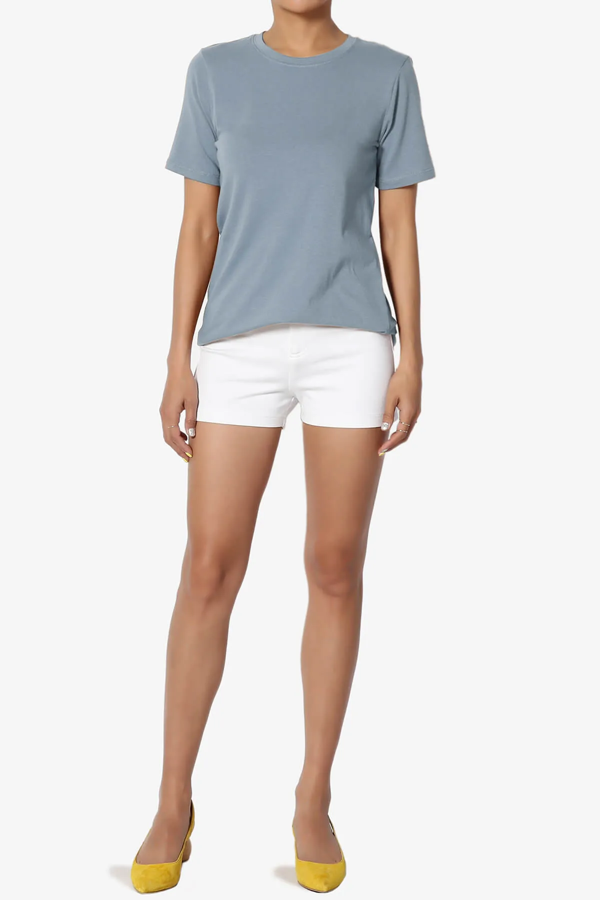 Elora Crew Neck Short Sleeve T-Shirt PLUS