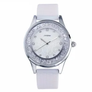 Fashion Women's Diamonds Silicone Band Watches - White,Pink,Mint Green,Purple,Light Pink