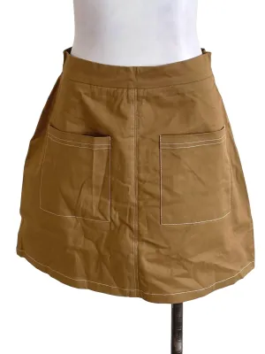 Fawn Brown A-Line Miniskirt