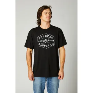 FOX BACKBONE SS TECH TEE [BLACK]