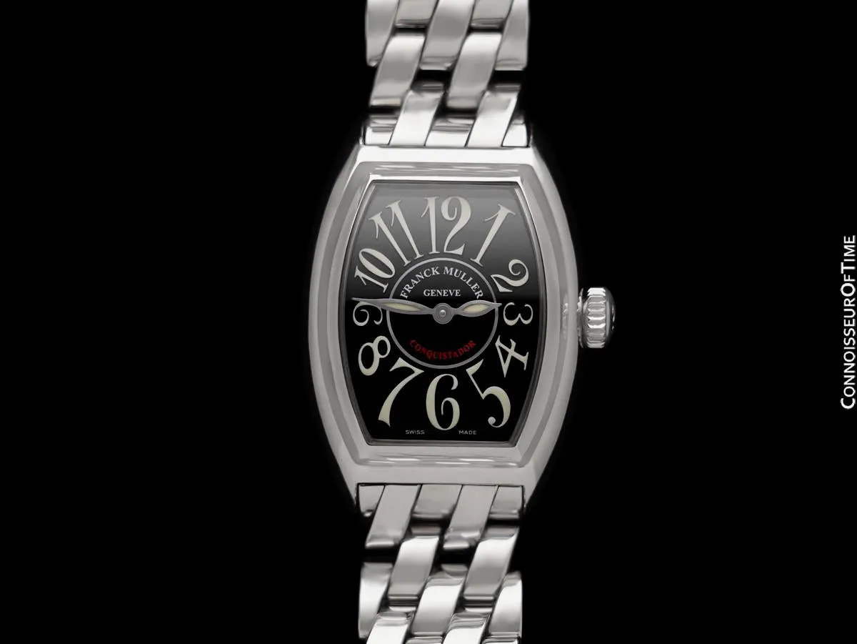 Franck Muller Conquistador 8005 L QZ Ladies Bracelet Watch - Stainless Steel