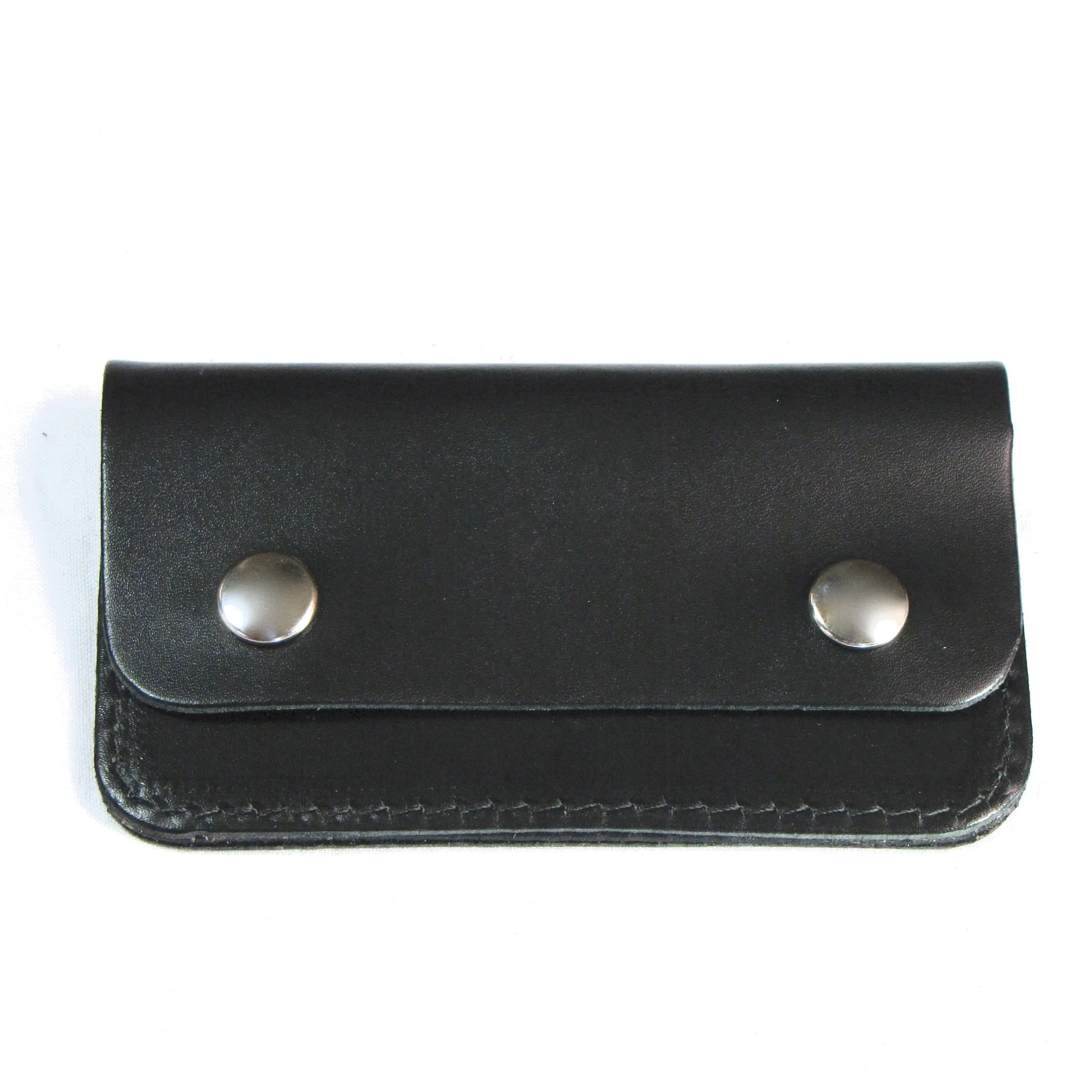 Front Pocket Wallet- Black Veg Tan