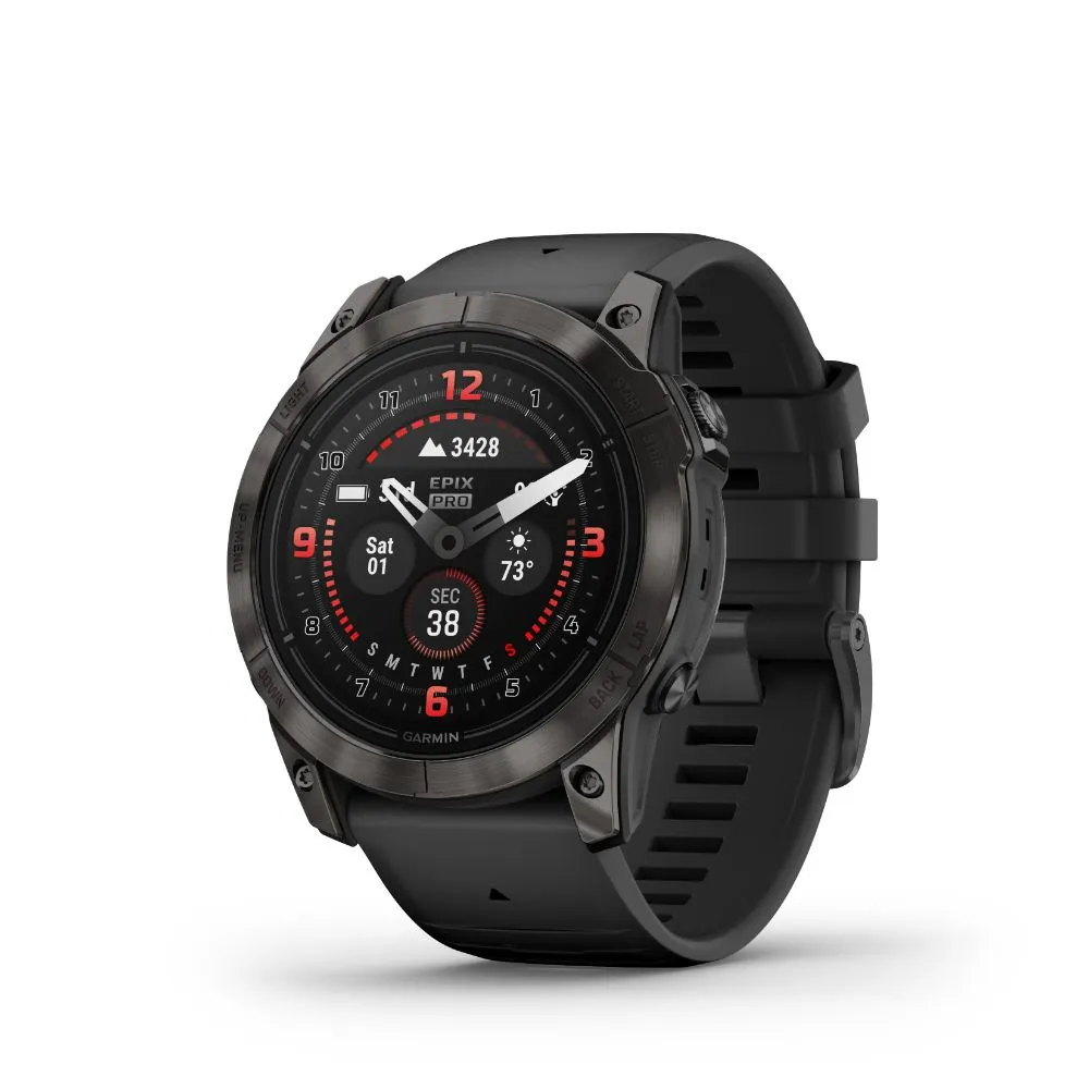 Garmin Epix Pro Gen2 51mm Sapphire (Grey Titanium with Black Band)