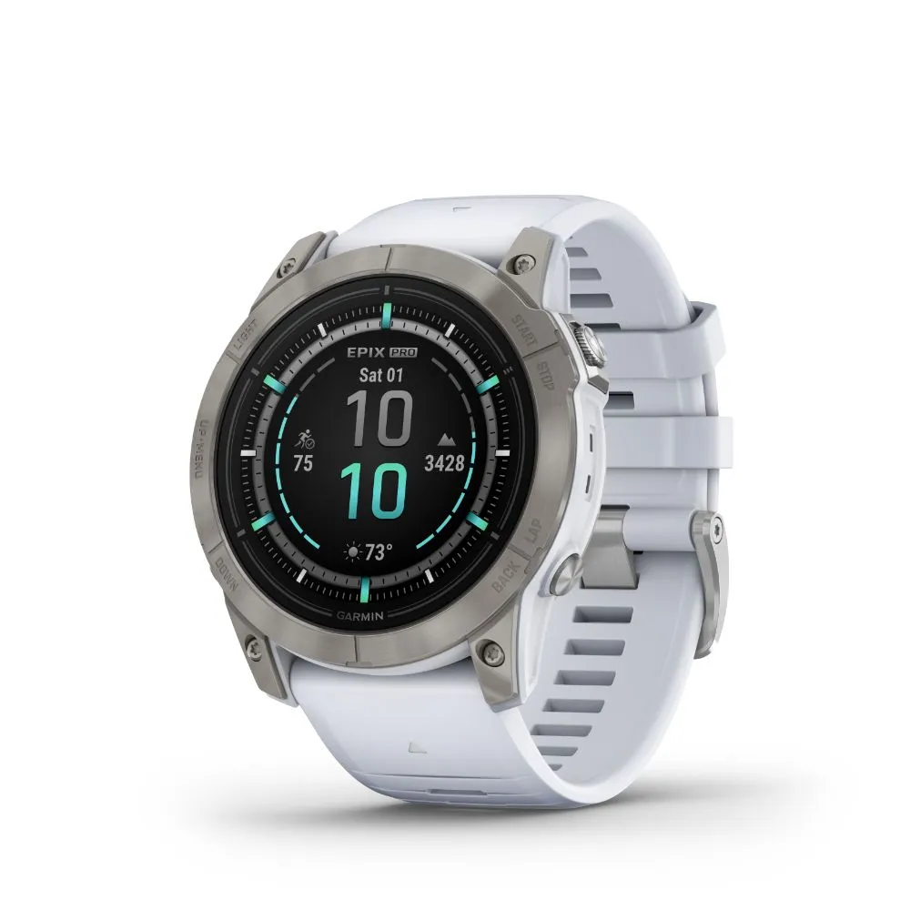 Garmin Epix Pro Gen2 51mm Sapphire (Titanium with Whitestone Band)