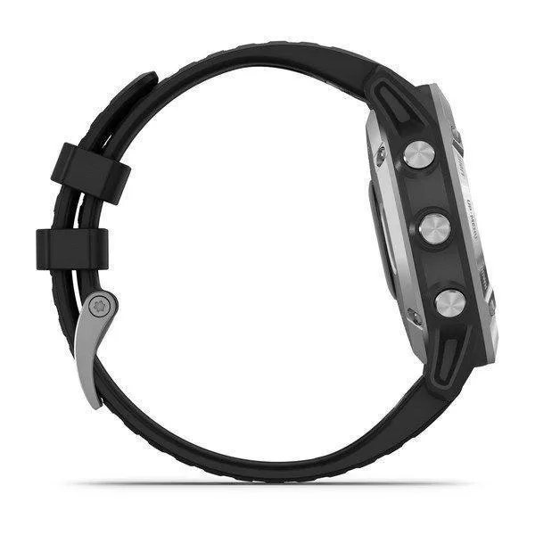 Garmin Fenix 6 Silver with Black Band 47mm