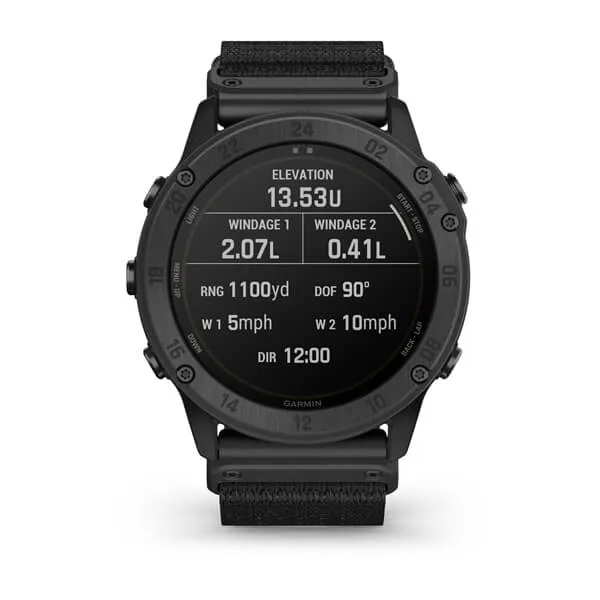 Garmin tactix Delta Solar Edition Tactical GPS Watch with Applied Ballistics Nylon Band