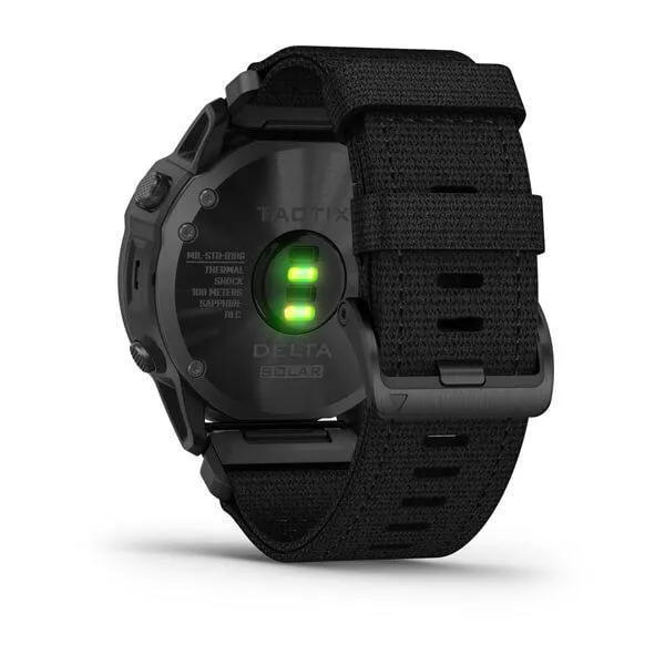 Garmin tactix Delta Solar Edition Tactical GPS Watch with Applied Ballistics Nylon Band