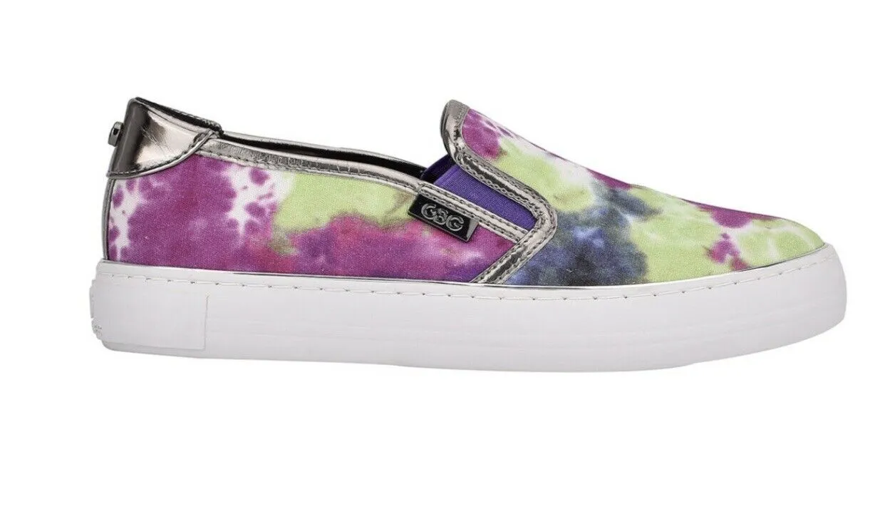 GBG Los Angeles Womens Tie Dye Shoes Slip On Sneakers