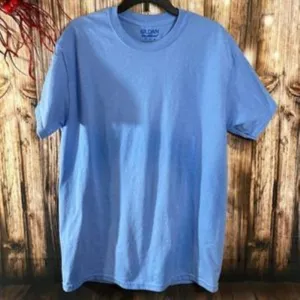 Gildan Women's Cotton T-shirt, Blue - Medium