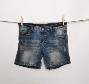 GIRL SIZE 12 YEARS - SILVER JEANS, 'Lacy' Style, Denim Shorts EUC B51