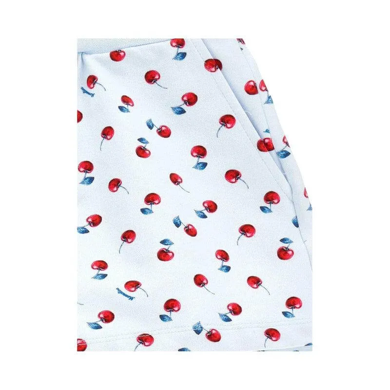 Girls Blue Cherry Shorts