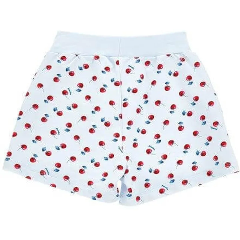 Girls Blue Cherry Shorts