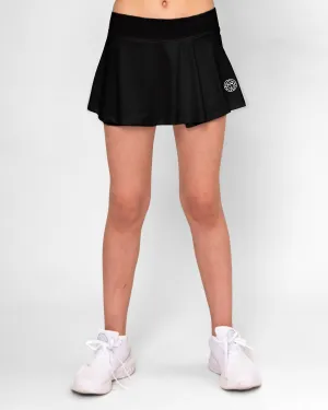 Girls Crew Wavy Skirt Black