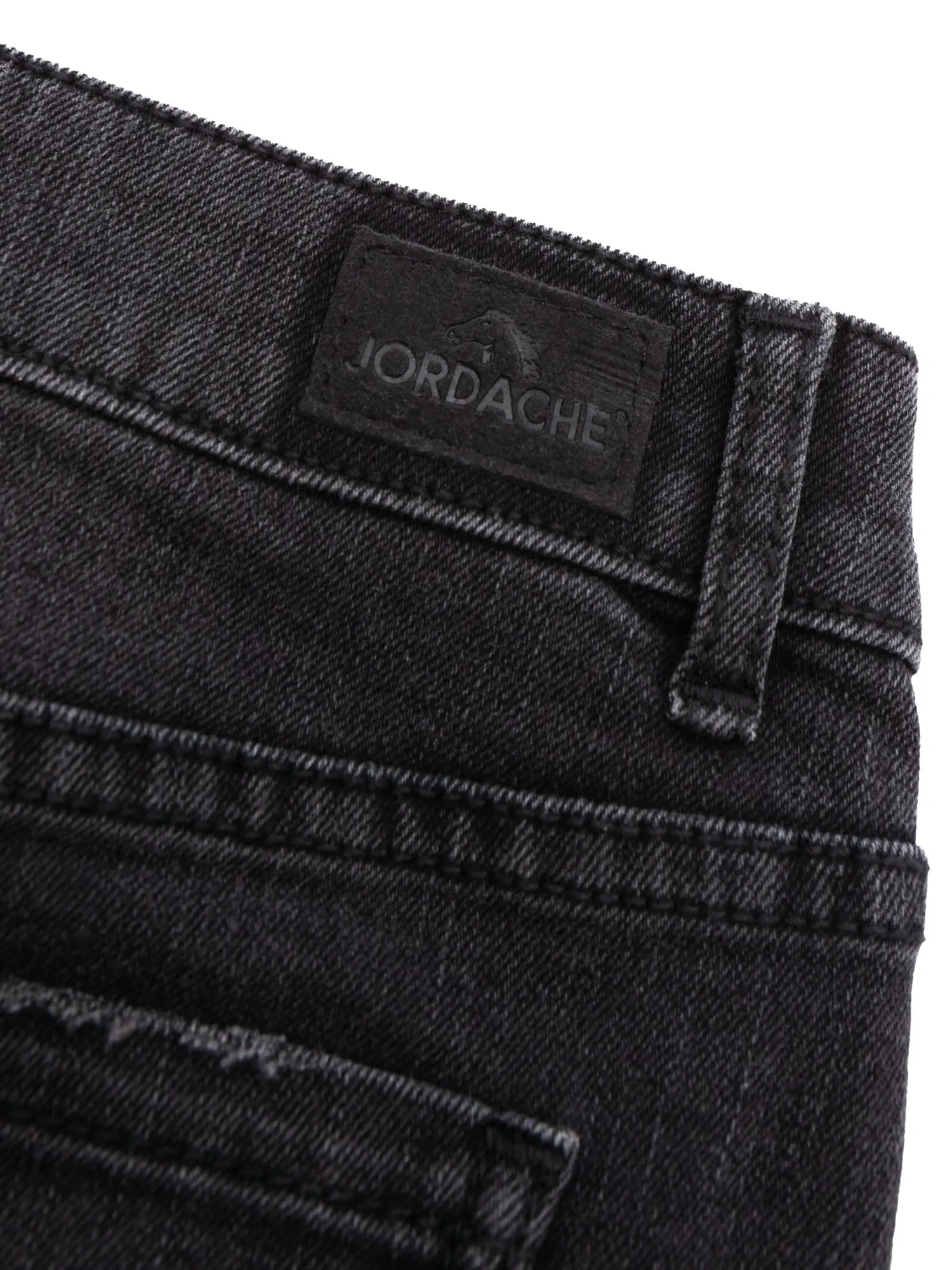Girls Frayed Hem Denim Skirt