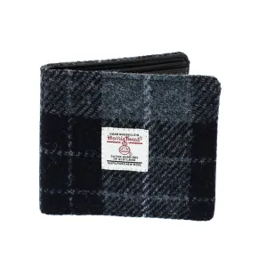 Glen Appin Grey Check Harris Tweed Bi-fold Wallet LB2007