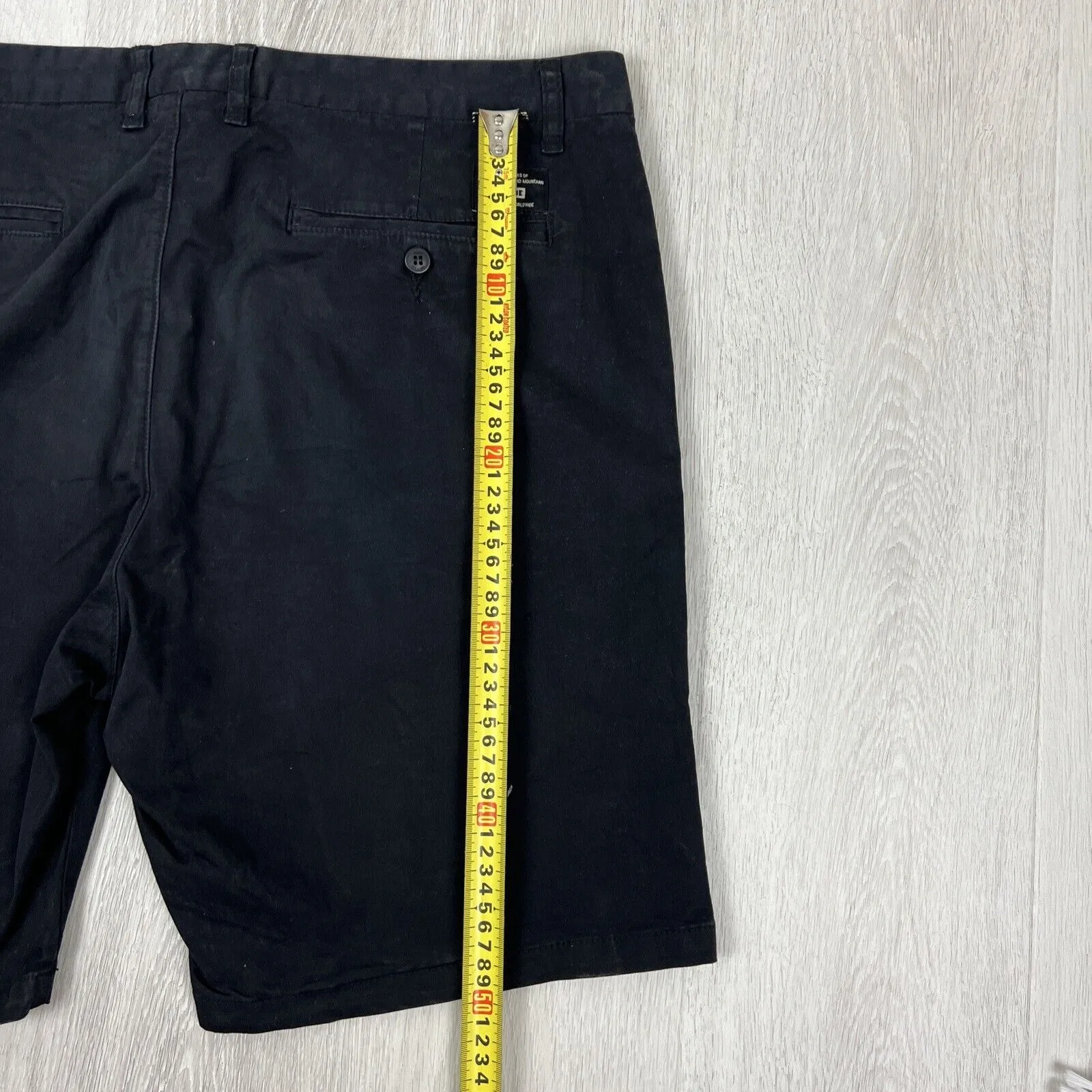 Globe Mens Chino Shorts Size 38 (2 Pairs, 1 x Beige & 1 x Black)