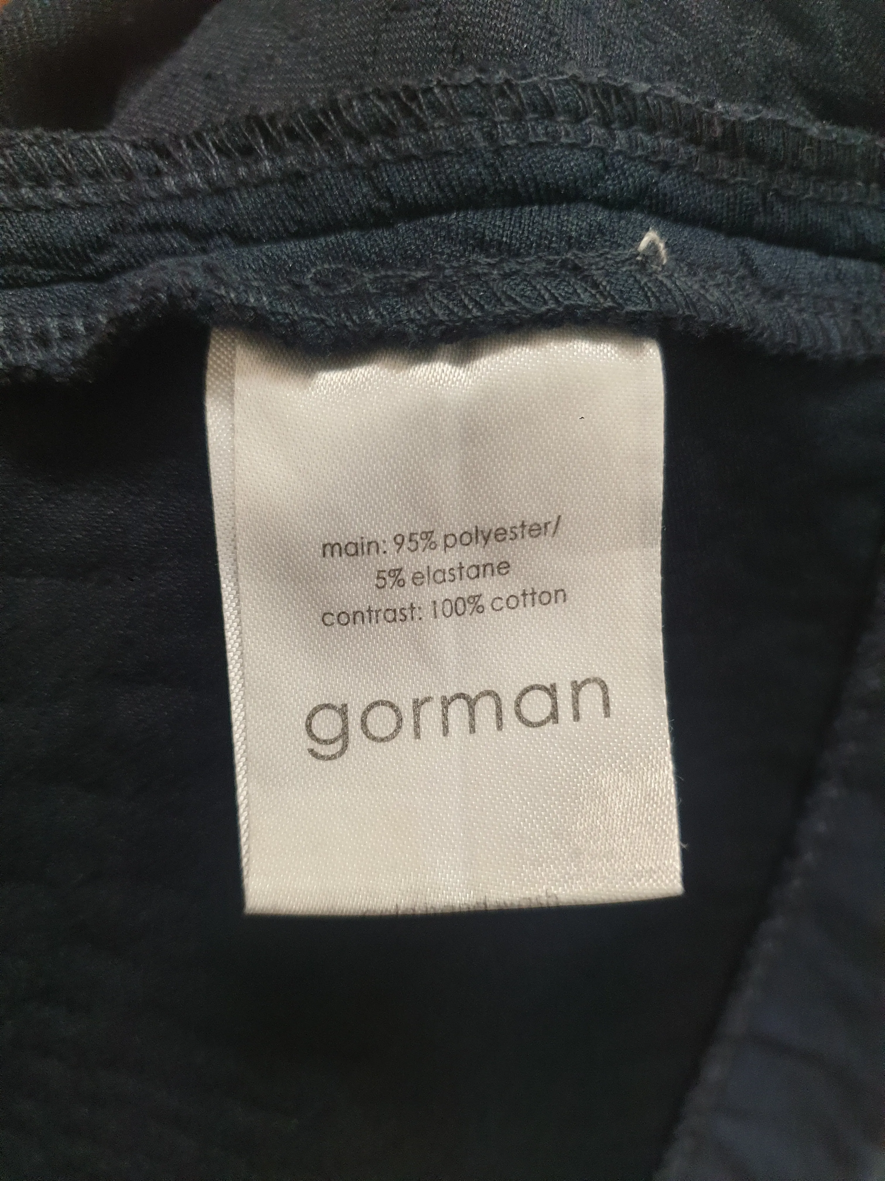 Gorman navy quilted A-line skirt size 10