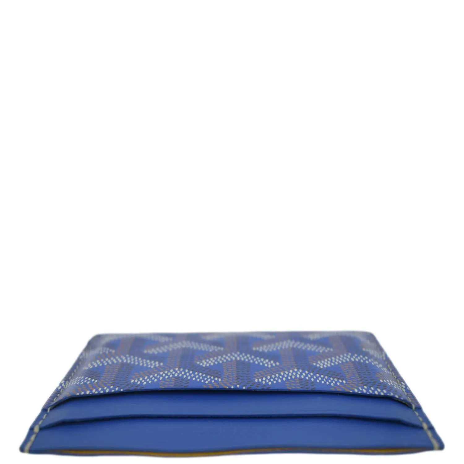 GOYARD Saint-Sulpice Card Holder Coated Canvas Wallet Blue