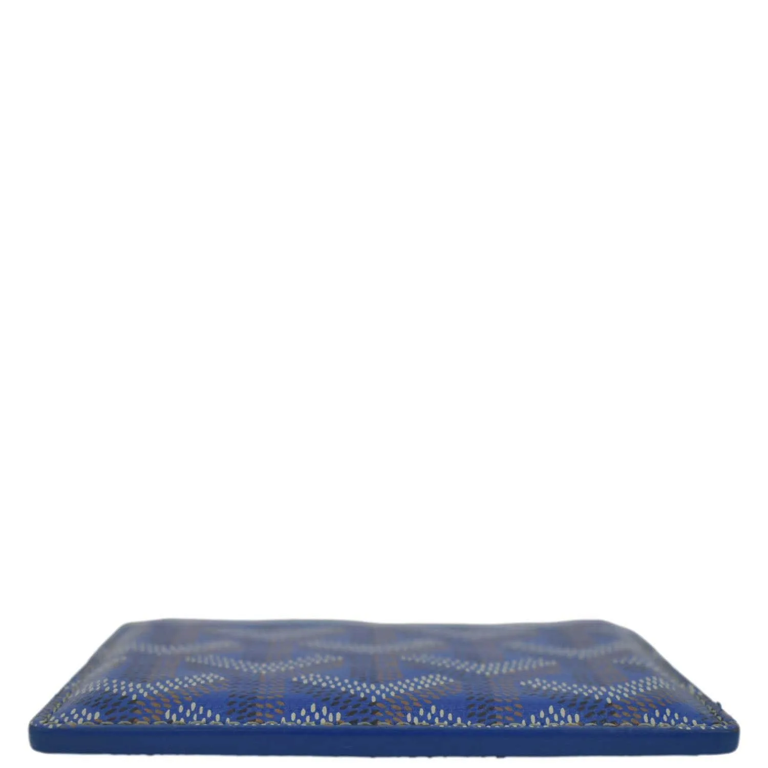 GOYARD Saint-Sulpice Card Holder Coated Canvas Wallet Blue