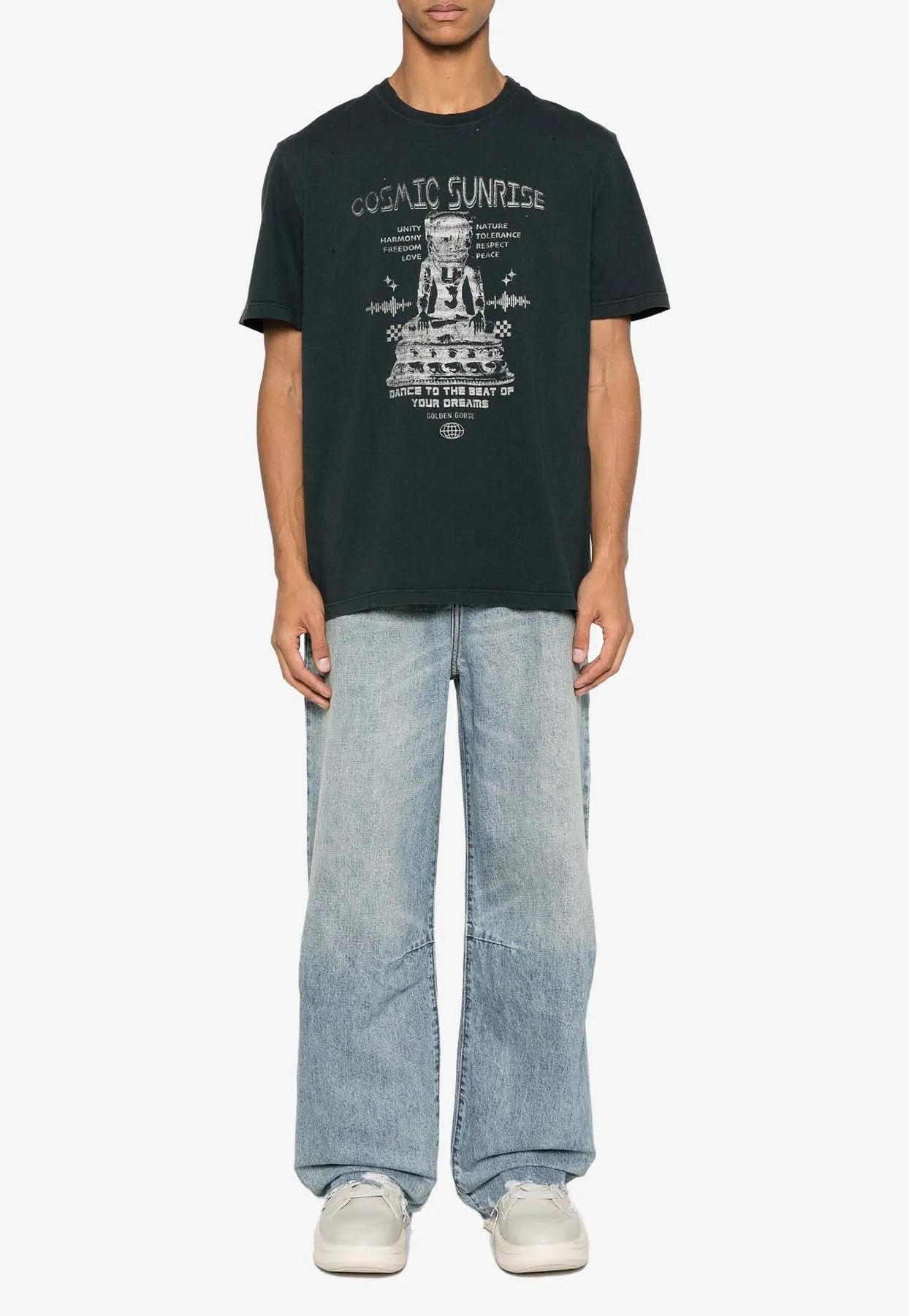 Graphic Print Crewneck T-shirt