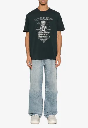 Graphic Print Crewneck T-shirt