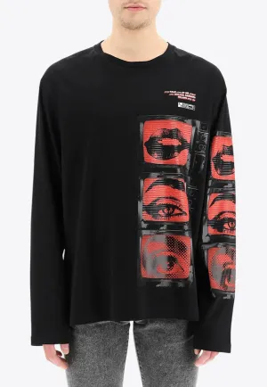 Graphic Print Long-Sleeved T-shirt