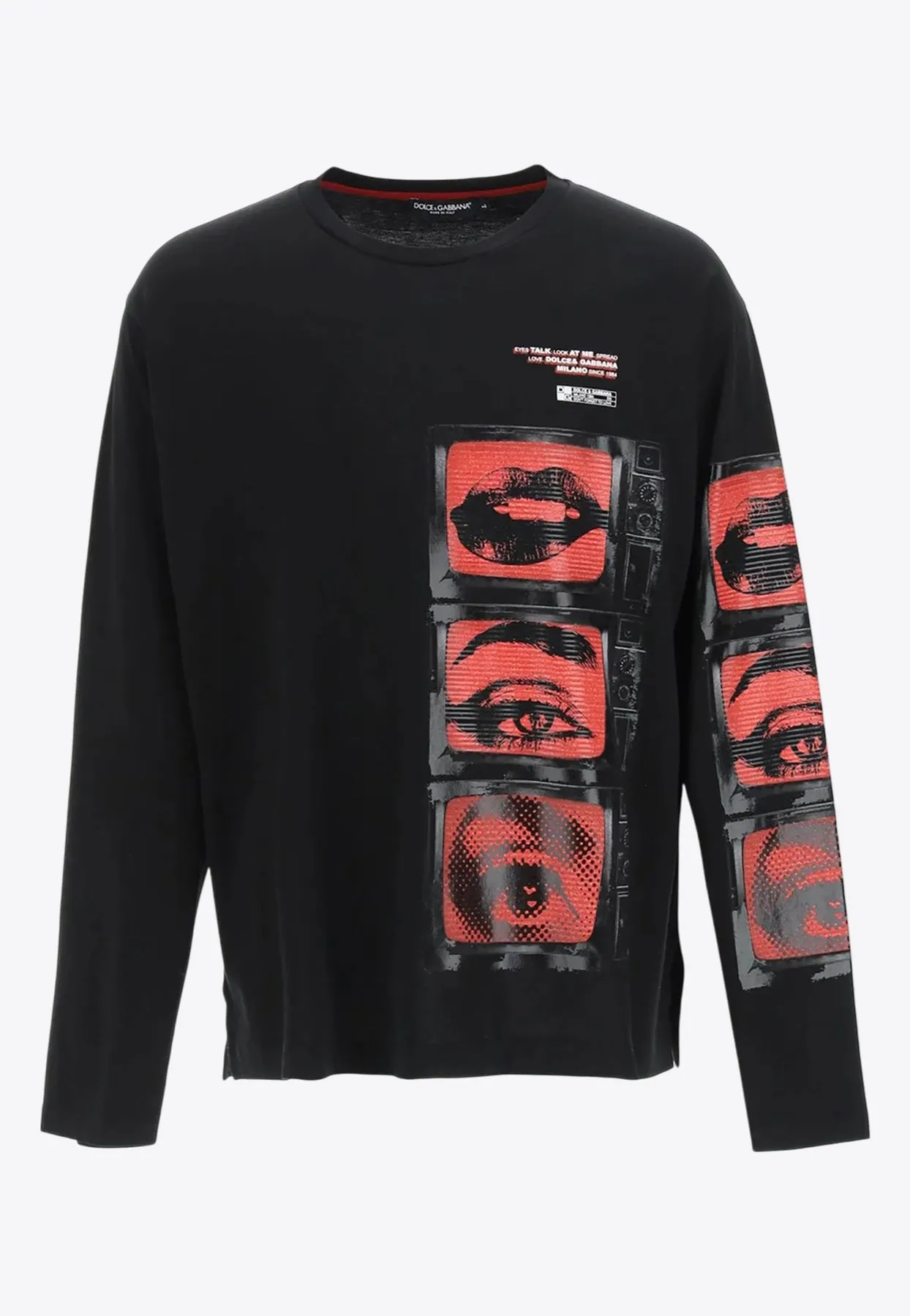 Graphic Print Long-Sleeved T-shirt