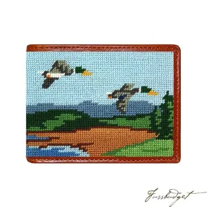 Great Outdoors Needlepoint Bi-Fold Wallet
